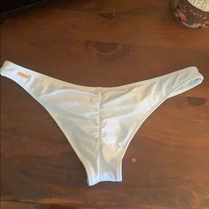 White Victoria’s Secret swim bikini-bottoms size:m